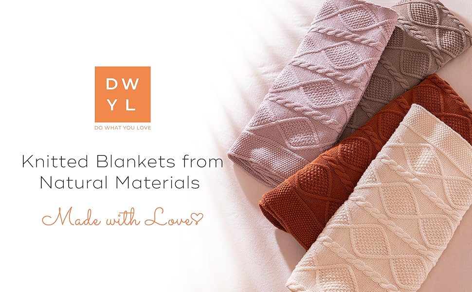 Organic Baby Blanket like Hand Knit