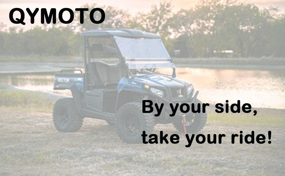 QYMOTO Hisun Electric Sector 450 E1 UTV Canvas Rear