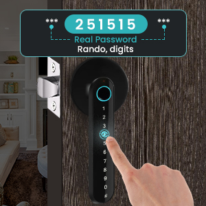 Fingerprint Door Knob Smart Door Lock Smart Door Knob with Handle