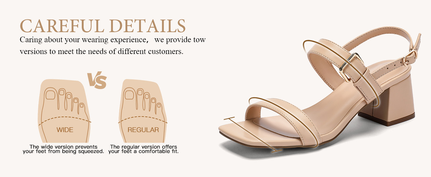 wide heels for women