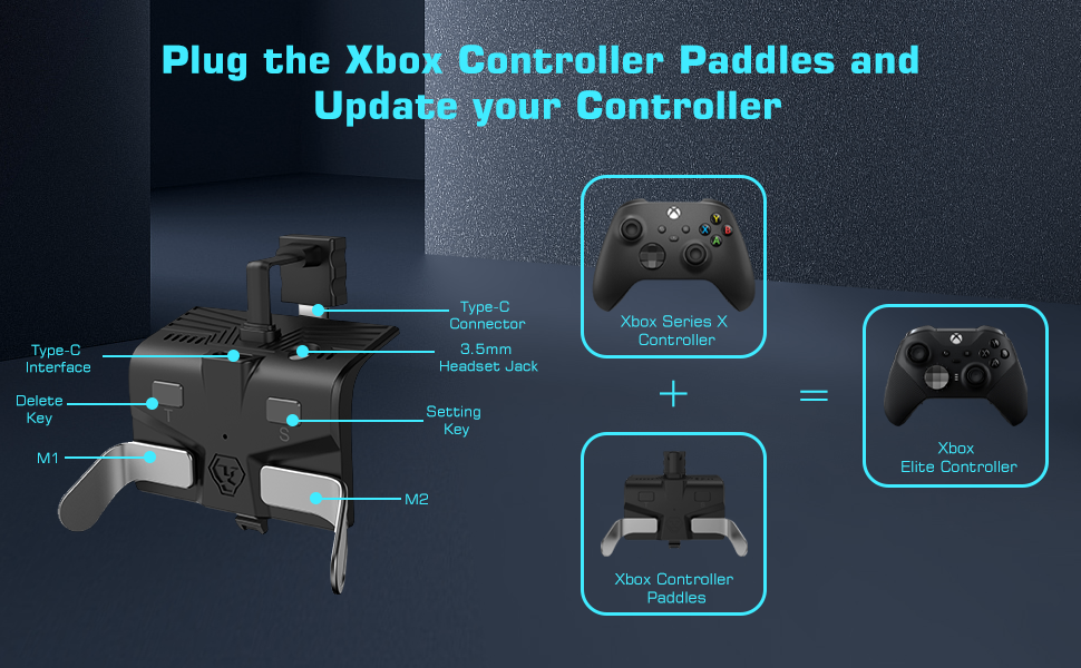 TanReginal Controller Paddles for Xbox Series S/X