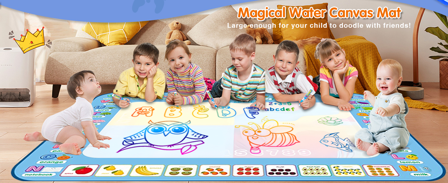 Magical Water Canvas Mat