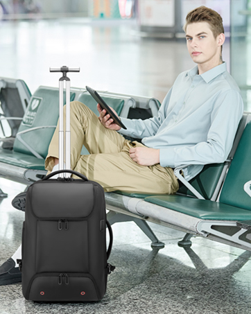 rolling backpack for men