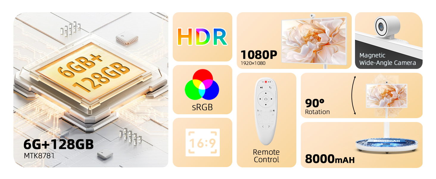 Foten 32'' Portable TV