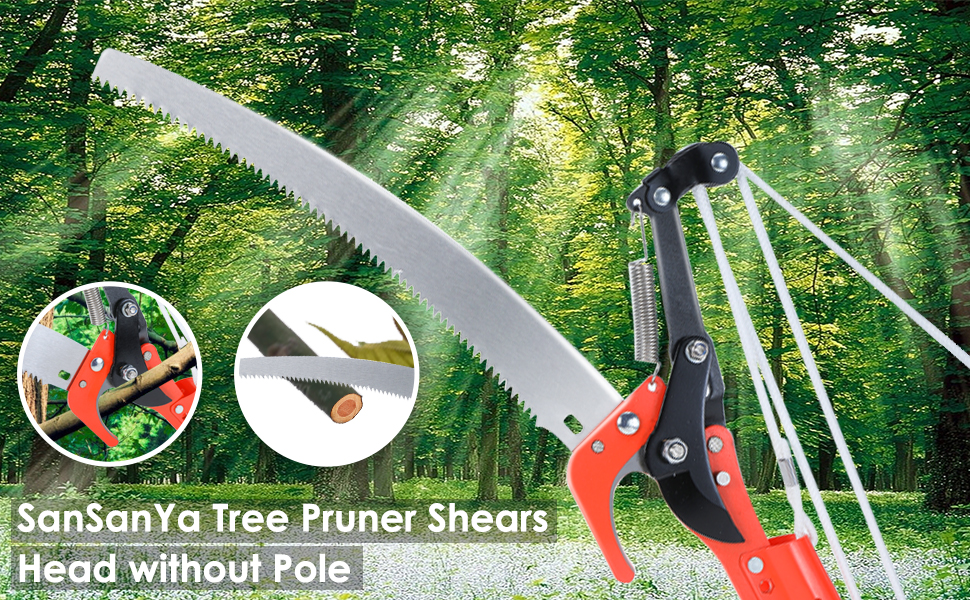 SanSanYa Tree Pruner Shears Head Garden Tree Pruning Saw