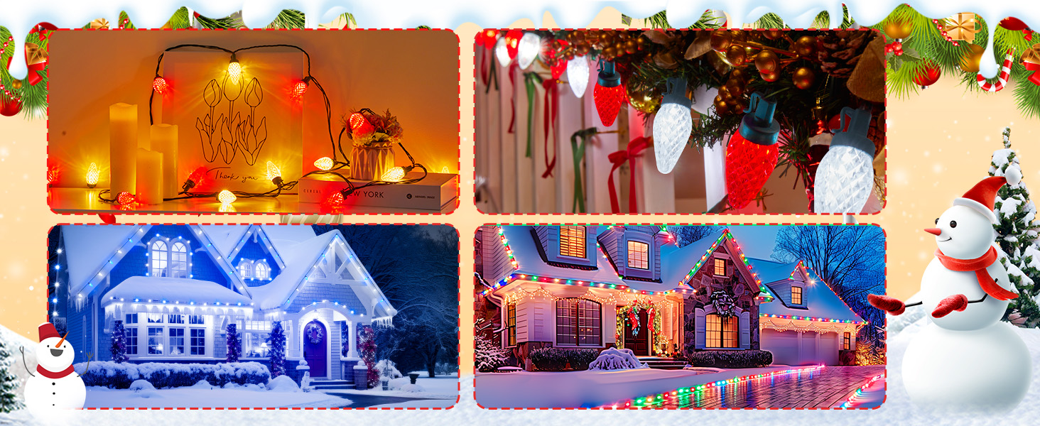 C9 LED Christmas String Lights