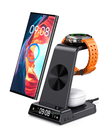 Amazon.co.jp: Galaxy Watch対応 3in1 ワイヤレス充電器