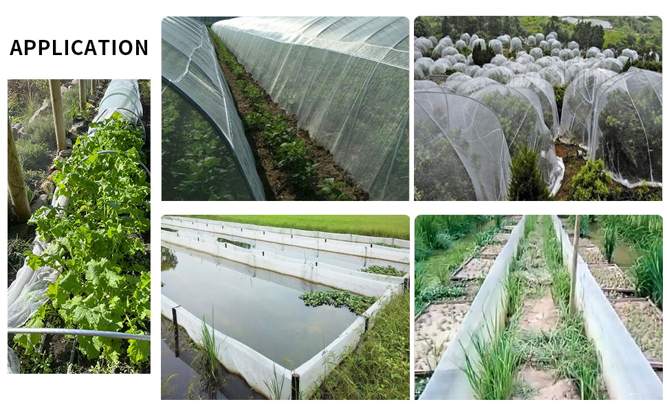 Garden Insect Netting Ultra Fine Mesh Vegetable Protection, 3 x 6m