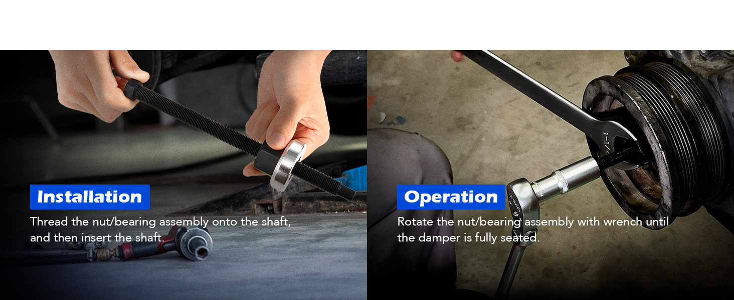 Orion Motor Tech Harmonic Balancer Installer Set, 5pc Long