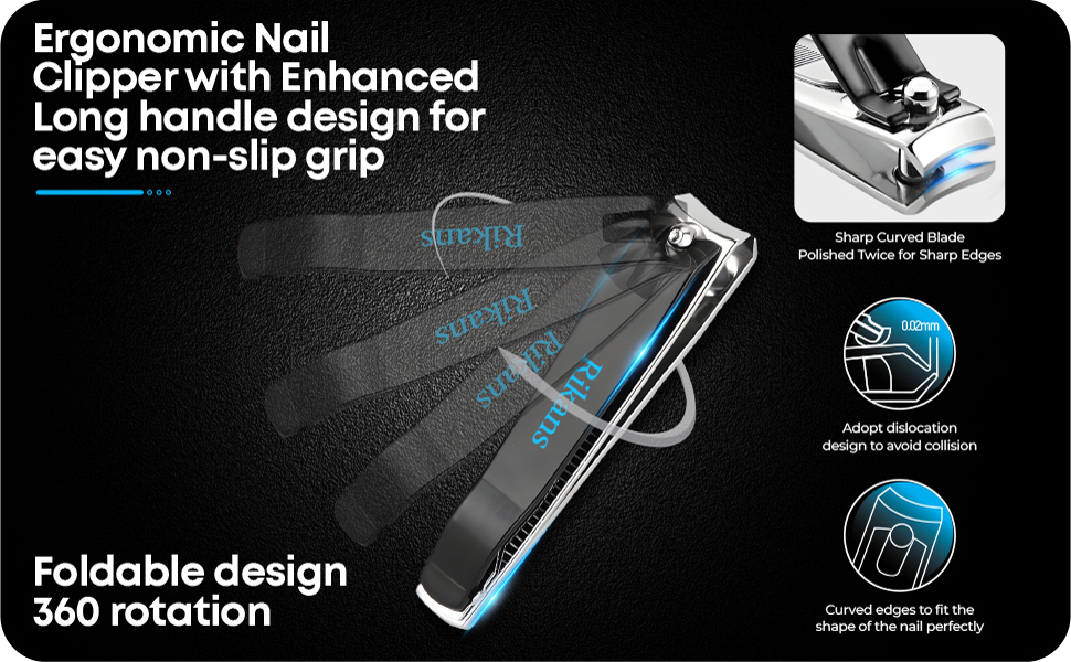 Rikans Two in One nail Clipper  Nail Clipper nail cutter nail trimmer 