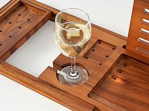 Teak Bathtub Tray