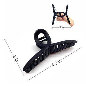 Hair Claw Clips Clutchers for Fashion Pin Girls Fine Accessories Women Styling Nonslip Headdress