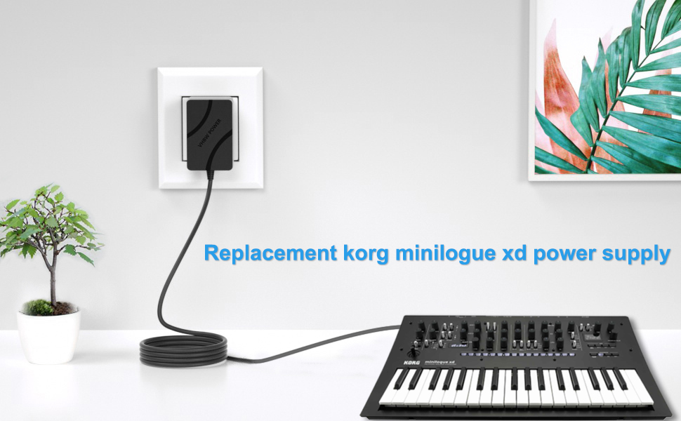 9V Power Supply for Volca Syth Bass, Beats Rhythm