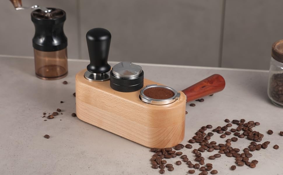 Lopbunm Coffee Distributor Coffee Tamper Coffee Distributor 53mm