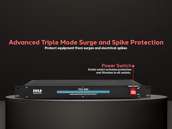 dc pdu electric supply emi mounted filter 20a server plug joules tv cord ul long theater foot 