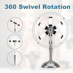 lighted makeup mirror with magnification