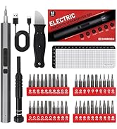 SHARDEN Mini Electric Screwdriver 3.7V Electric Precision Screwdriver Set, 52 in 1 Mini Power Scr...