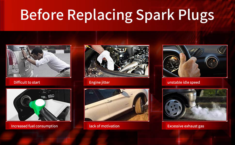 Juicery Iridium Spark Plugs Automotive Replacement IZFR6K11 9807B5617W