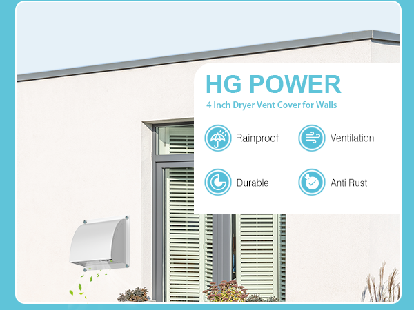 outside dryer vent covers for house