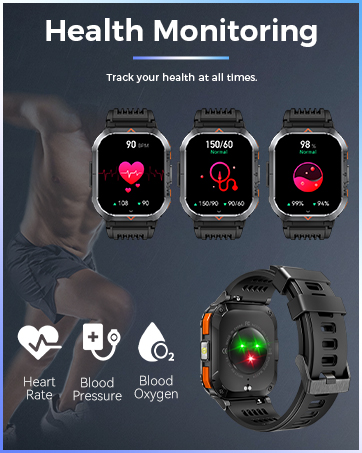 Military Smart Watch for Men