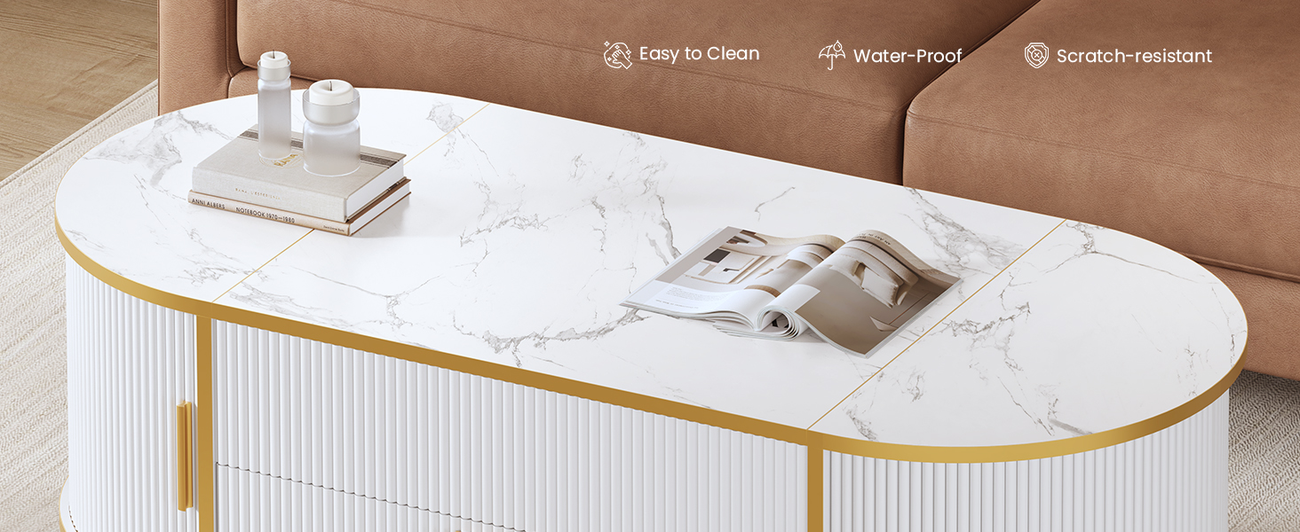 coffee table with lifting top