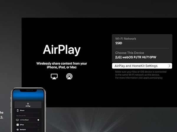 Wirelessly control your projector plus cast and mirror content from any iOS or MacOS device