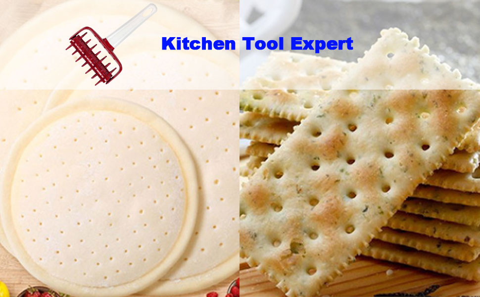 AooBaBa Pizza Dough Docker Dough Roller Docker, Dough