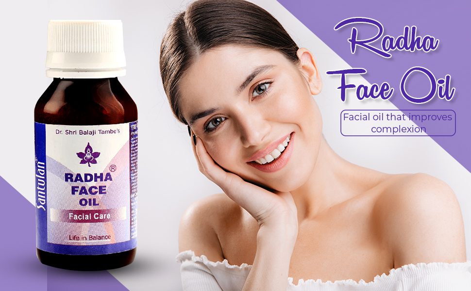 Santulan Ayurveda, Radha Face Oil50ML Each, (Pack Of 1), For Skin Care