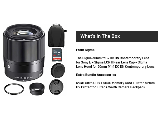 SIGMA - ☆新品☆sigma 30mm F1.4 DC DN ソニーEマウント用 30mm F1.4 DC DN | Contemporary / ソニー E マウント用: 交換