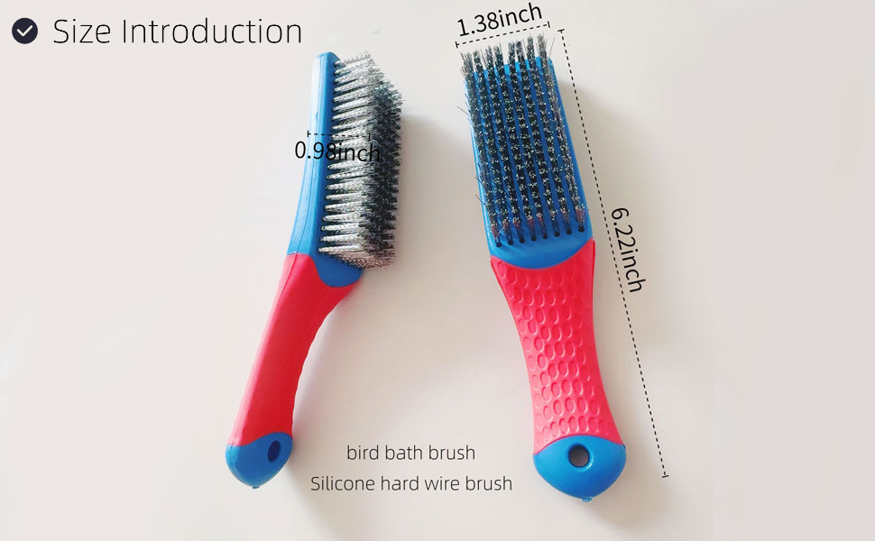 bird bath brush