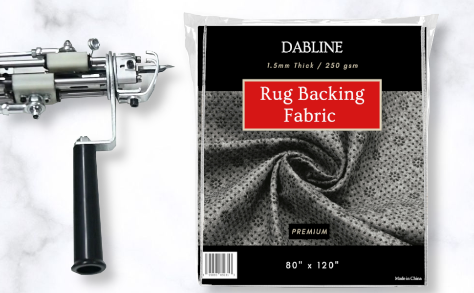DABLINE 80" x 120" Non Slip Rug Pad for Tufting and Rug