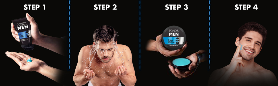 Pond's Men Oil Clear Facewash, 50 g