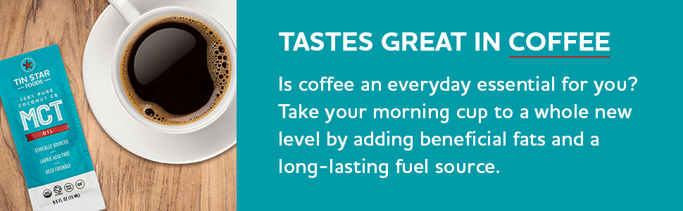 Tastes great in coffee