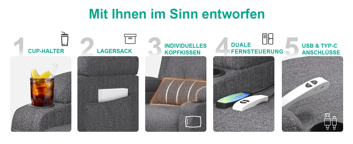 SQUEBILIFE Elektrischer Fernsehsessel