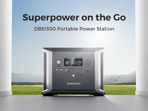 DABBSSON DBS1300 ポータブルパワーステーション Dabbsson DBS1300 ポータブル電源｜1330Wh & 1200W 高出力 ダブソン