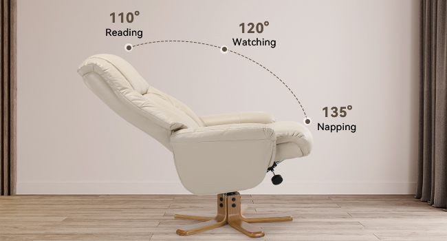 Reclining Chair with Ottoma