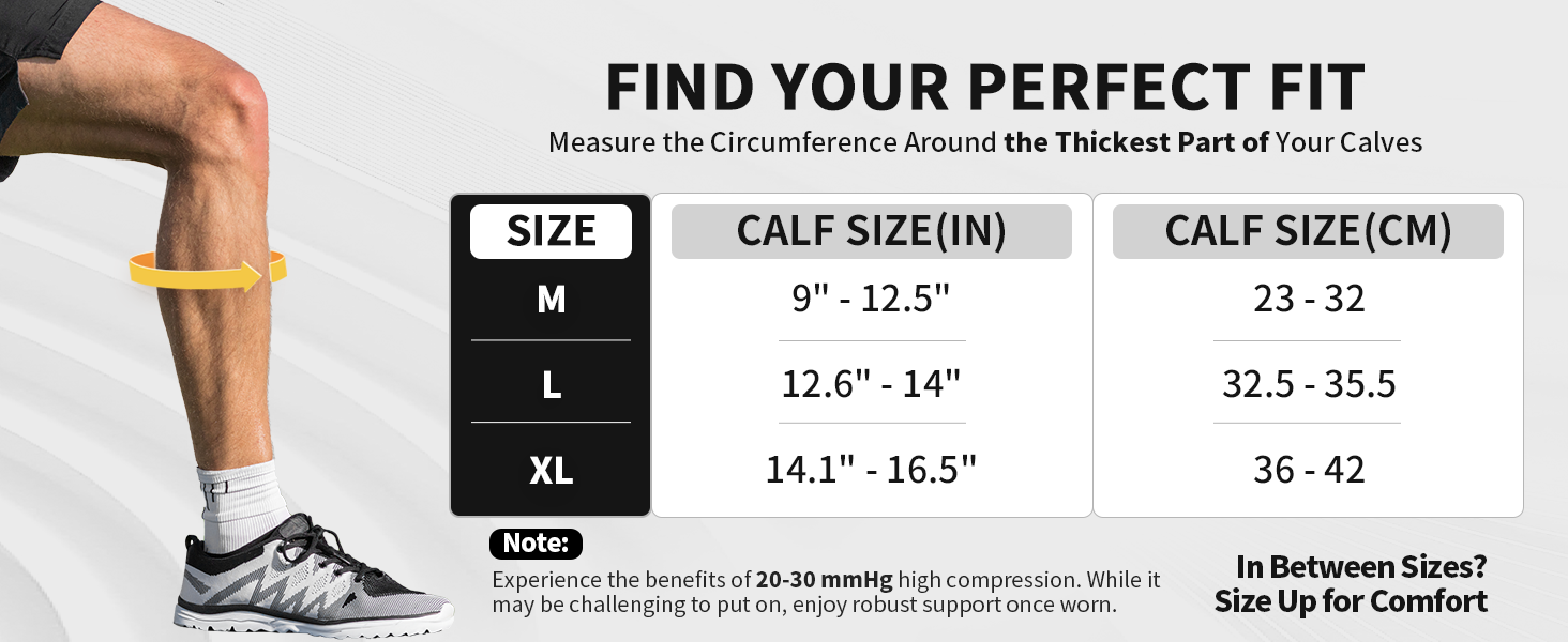 calf compression sleeves