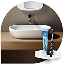 Mini Corner Shelf - White - ASIN B08KDG1BZ3