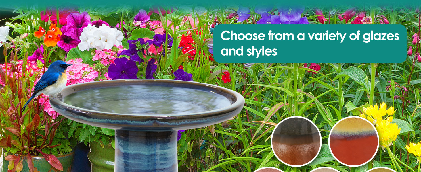 Choose from a variety of glazes and styles