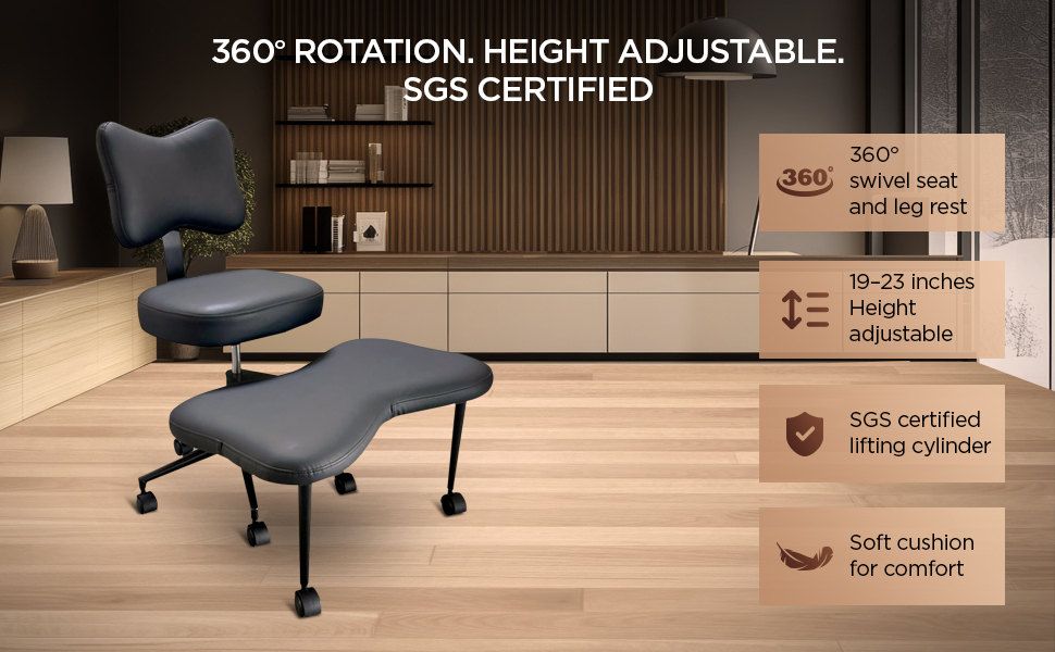 cadeira TDAH, cadeiras TDAH para adultos, cadeira de escritório TDAH, cadeira de meditação com suporte para as costas,