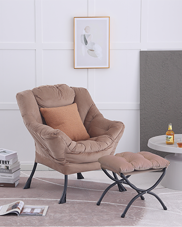 Lazy Chair with Ottoman