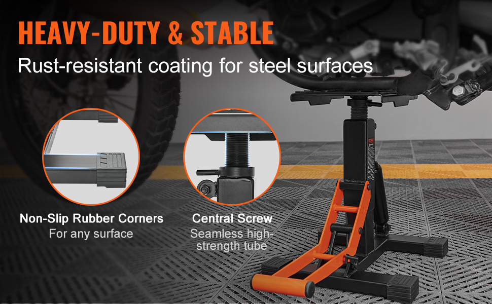 VEVOR Dirt Bike Lift Stand, Motorcycle Jack Lift Stand 440 lbs Capacity