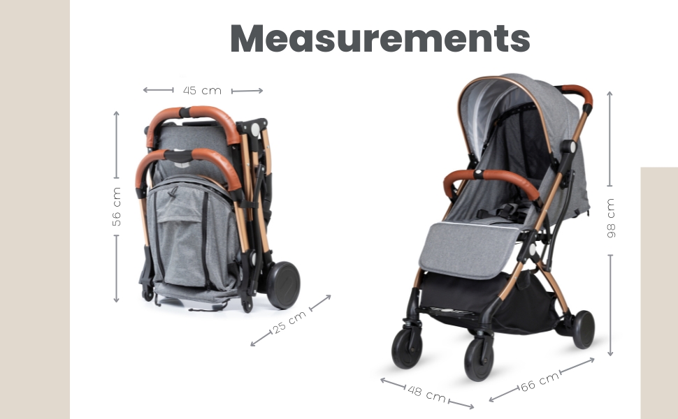 pram stroller baby children premium quality buggy lightweight outdoor pushchair durable