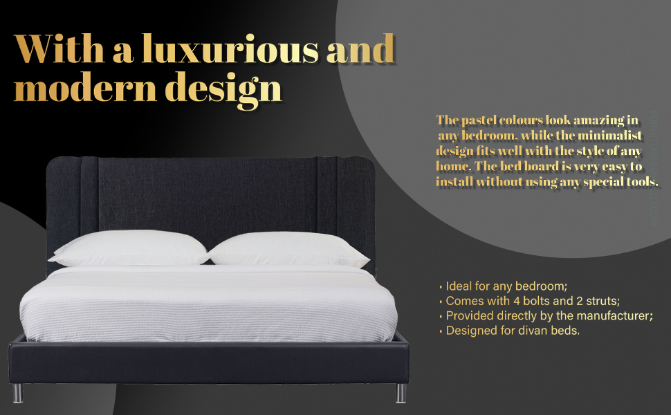 Headboards for Beds Luxurious Bed Headboard for Divan Bases Soft and