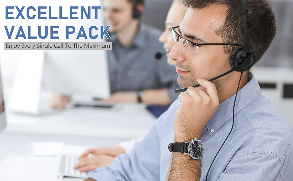 computer headset with microphone