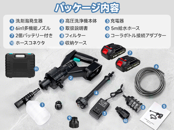 UPF 高圧洗浄機 2025昇級版新登場 8MPa 高圧洗浄機 コードレス充電式 Amazon | UPF 高圧洗浄機 2025昇級版新登場 8MPa 高圧洗浄機