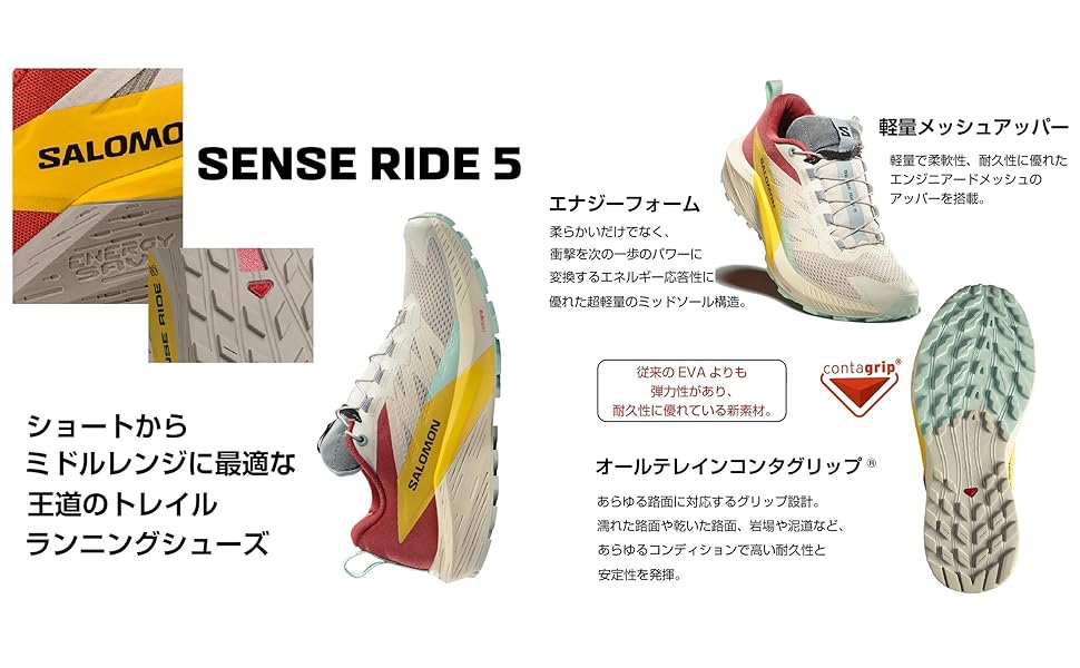 YONEX バドミントンシューズ 27.0cm サロモン SALOMON センスライド 5 [サイズ：27.0cm] [カラー：レイニー