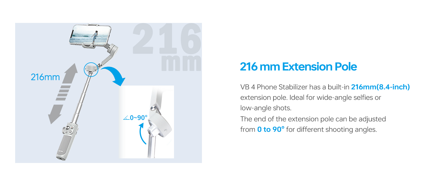 216 mm Extension Pole