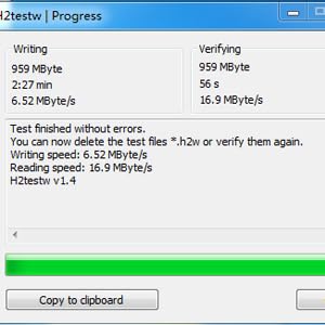 1GB USB flsh drives test