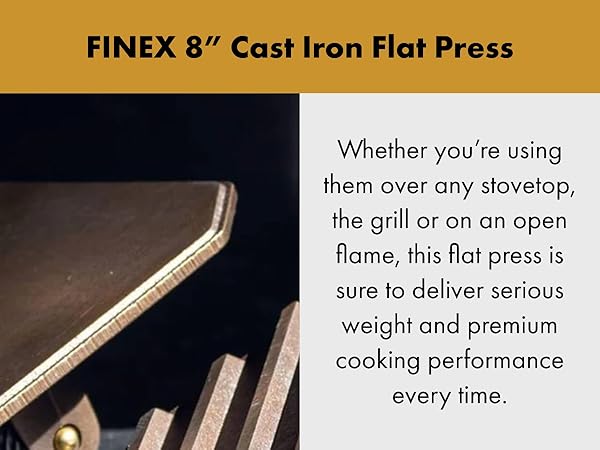 Amazon.com: FINEX 8 英吋(約20.3 公分)平面按壓: 露臺、草皮與花園